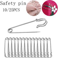 30/38/50/60/65/70/75mm Safety Pins DIY Sewing Tools Needles Large Safety Pin Brooch Apparel Accessories