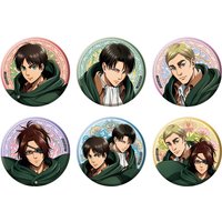 Attack Titans Anime Erwin Smith Eren Levi Armin Arlelt Zoe Hange Hans Jean Kirstein Sasha Blouse 50mm Metal Badge Brooch Pins