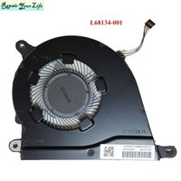 L68134-001 CPU Cooling Fan For HP Pavilion 15-DY 14-DQ TPN-Q221 ND75C07-19A18 L68133 ND55C41-19A19 Notebook PC Cooler Radiator