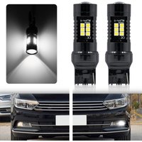 2X For VW Passat B8 2015 2016 2017 2018 2019 2020 2021 2022 Canbus No Error W21W T20 7440 LED DRL Daytime Running Light Bulb