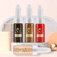 15ml Tattoo Ink Pigment Brows Permanent Makeup Eyebrow Lips Eyeliner Microblading Black Color Inks Supplies For Body Beauty Art
