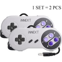 2Pcs/set Wired USB Gamepad Controller Retropi System Pi OS PC Joystick Super sensitive Gaming Joypad ForNintendo/Computer/ NES