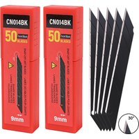 FOSHIO 30/60 Degree Snap Off Replacement Blade 9mm Car Wrap Vinyl Paper Cutter Utility Knife DIY Razor Cutting Tool Carbon Steel