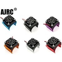 540/550/Motor Kühlkörper Kühler Wärme Fin 36mm Durchmesser Kühler/kühler 4010 Dc 5v Lüfter für Rc Modell Auto Traxxas Hsp Scx10