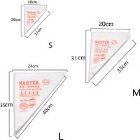 100/50/20 PCS Disposable Pastry Bag Confectionery Bag Cup Cake Cream Icing Fondant Decorating Kitchen Baking Piping Bag Tip Tool