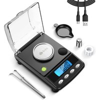 0.001g Precision Digital Jewelry Scale 20g USB Powered Electronic Weighing Scale LCD Mini Lab Balance 0.001g Electronic Scales