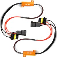 2x 50W 6ΩH1 H3 H4 H8 H7 H11 9006 HB4 9005 Canbus Lastwiderstand LED Decoder Warnung Unterdrückungslicht Fehlerfrei 12V Festwiderstand