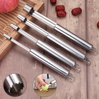 1/4pcs Fruit Corer Stainless Steel Fruit Corer Red Dates Pear Apple Corer Multi-function Kitchen Core Removed Tools