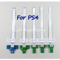 1set For PS4 Pro Slim Controller Charging Socket Port Board JDS 001 001 030 040 050 with 12 14 Pin Power Flex Cable