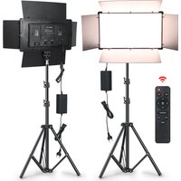 U800+ U600+ LED Video Light Panel With Control Stand Dimmable Photography Studio Lamp Taking Video Photo Filming Live Streaming