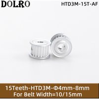 15 Teeth Arc HTD 3M Timing Pulley Bore 4//5/6/6.35mm for Width 10mm 3M synchronous belt HTD3M Belt pulley Wheel Gear 15Teeth 15T