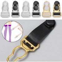 Quality Underwear Accessories Corset Leg Garter Suspender Ends Buckles Belt Clip Hooks Alloy Sock Clips Hosiery Stocking Grips