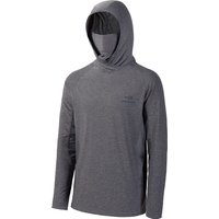 Bassdash UPF 50+ Menโs Long Sleeve Fishing Shirt with Mask UV Neck Gaiter Hoodie Keep Head Face Warm Outdoor Hiking Running