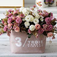 1 Bündel europäische kleine Nelken Nelken künstliche Blumen Großhandel Heimfotografie weiche Dekoration handgefertigte Diy-Materialien