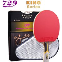 729 Ping Pong Racket Professional Offensive Table Tennis Racket King 6 7 8 9Star ITTF Approved Ping Pong Paddle for Intermediate