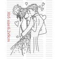 Lntimate Lover Transparent Silicone Rubber Stamp Die Sheet Cling for Scrapbooking DIY Cute Pattern Lace Photo Album