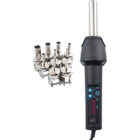 Fast 650W LCD adjustable electronic hot air gun desoldering station IC SMD BGA + nozzle 650W