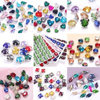Mixed Color Glass Crystal Sew On Rhinestones With Silver Claw Sew on Stone Sewing Rhinestones For Clothing Shoes Diy image 4