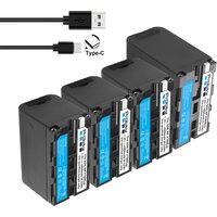 Probty 6800mAh/10800mAh NP-F980 NP-F970 NPF960 NPF970 Battery with USB Charge Output For Sony PLM-100 CCD-TRV35 MVC-FD91 MC1500C