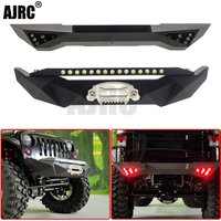 For Traxxas Trx4 Defender Axial Scx10 Ii 90046 90047 Compatible Front Bumper Rear Bumper With Led Light