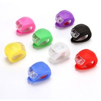 Bicycle Front Light Silicone LED Head Front Rear Wheel Bike Light Waterproof Cycling Bicycle Accessories Bike Lamp