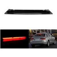 Für Audi A4 S4 B8 Limousine 2007–2015, rote LED, hohe Brems-Bremsleuchte, schwarze geräucherte Linse