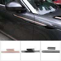 ABS Carbon Fiber/Glossy Black Fender Side Air Vent Outlet Cover Trim For Land Rover Range Rover Velar 2017-2021 Auto Accessories