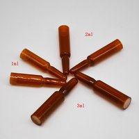 Mini Amber Ampoule Cosmetic Bottles 1ml 2ml 3ml Empty Containers for Serum Makeup Essence Oil - Salon Skin Care Product Bottles