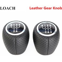 Hole Leather 56 Speed MT Gear Shift Knob for Chevrolet Chevy Cruze 08-2012 Gearshift Manual Car Shifter Lever Stick Arm Pen Ball