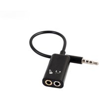 3.5mm Audio Splitter Adapter 3.5mm Male To 2 Female Jack 3.5mm Mic AUX Connector Headset Microphone Adapter Converter