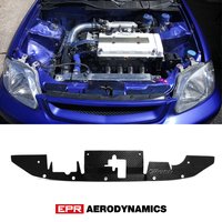 For 1996-2000 Honda Civic EK Carbon Fiber Cooling Panel - Radiator Cooling Plate Cover