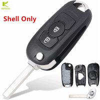 KEYECU Replacement Shell Flip Folding Remote Key Case 2Button for Opel/Vauxhall Astra K 2015 2016 2017 2018 2019 P/N: 13588683