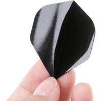 30 Pcs High Quality Simple Pure Black PET Dart Flights XXUF