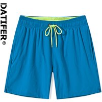 Datifer Brand 2026 Summer Gym Mens Shorts Classic Polyester Mesh Liner Side Pockets Quick Dry Beach Bermudas Masculina Swimsuits