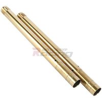 2x FORK PIPE FOR HONDA CBR900RR CBR954 RR Front Fork Inner Tube 2002-2003 43X517mm Gold Color
