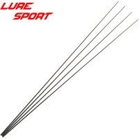 LureSport 4pcs 50cm Solid carbon rod Tip blank no paint Rod building components Fishing Pole Repair DIY Accessories