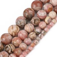 4mm AAA Natural Stone Argentina Rhodochrosite Round Beads for Jewelry Making Bracelets Needlework DIY Accessories Wholesale