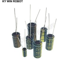 Direct Plug Radial Electrolytic Capacitor 6.3V-450V 10UF-6800UF 105℃ High Frequency Low ESR Aluminum Capacitor Fast Shipping Off