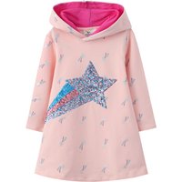 Spring meter Neuankömmling Stern Perlen Prinzessin Mädchen Kleider Baumwolle Kinder kleidung Herbst Kinder Kostüm Kleinkind Kleid