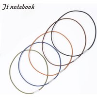 2pcs Spare Rubber Band Leather Notebook Accessory for Travelers Notebook Repair Elastic String Bungee Cord