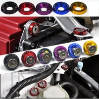 Universal 10pcs Fender Washer JDM Style fit Any 6mm Hole Bumpers Engine Dress Up License Plate Aluminum Washers With Bolts