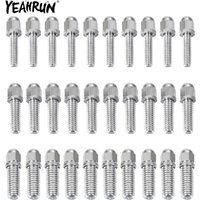 YEAHRUN 10Pcs Metal M2/M2.5/M3 Ball Head Hex Screws for RC Crawler Car Truck Upgrade Parts Accessories