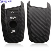 jingyuqin Remote Car Key Case Cover Carbon for BMW 520 525 f30 f10 F18 118i 320i 1 3 5 7 Series X3 X4 M3 M4 M5 Car Styling