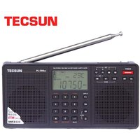 Tecsun PL398MP Portable Digital Radio FM AM SW DSP Receiver with ETM ATS Dual Speakers MP3 Player TF Card Slot Stereo Sound LCD