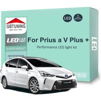 12Pcs LED Interior Light Bulb Kit For Toyota Prius A V Plus 2012 2013 2014 2015 2016 2017 2018 2019 Car Dome Trunk Lamp Canbus