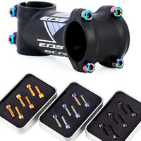 Bicycle Stem Screw Titanium Alloy M5x18/20 With Gasket Mountain Road Bike Handlebar Fixing Cycling accessories