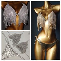 newest 2022 crystal bikini diamond swimwear biquini diamond bikini beachwear popular swim suit rhinestone swimsuits bikini