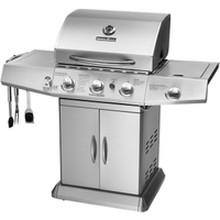 HIGH-END configuration and perfect appearance outdoor gas bbq grill,three burners+side burner gas bbq grill