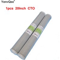 Water Filter Parts 20 Inch Water Purifier Carbon Block CTO Water Filter ACTIVATED CARBON TASTE CARBON FILTER REVERSE OSMOSIS