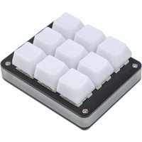 9 Key CNC Aluminum QMK VIA Hotswap YMDK RGB Support Macro Type C MX Switches Mechanical Keyboard Numpad For Gaming Photoshop
